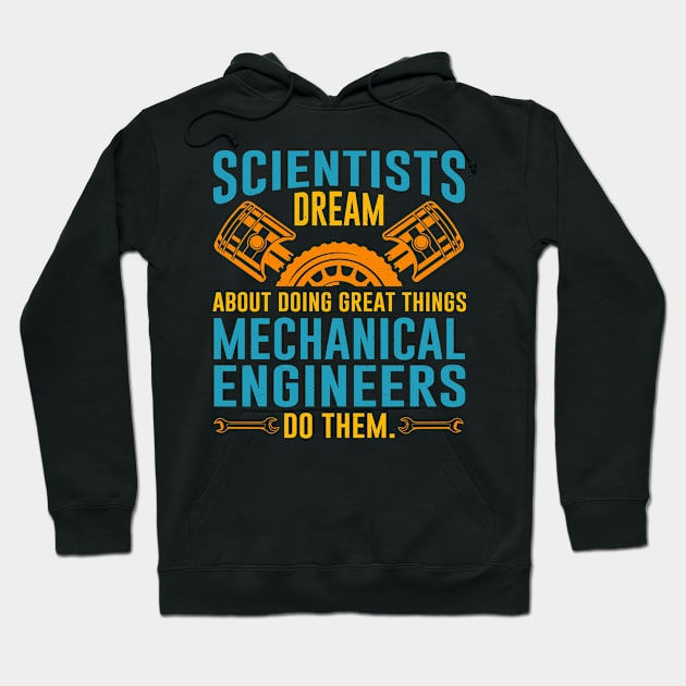 Mechanical Engineering Engineer Science Gift Hoodie by IngeniousMerch